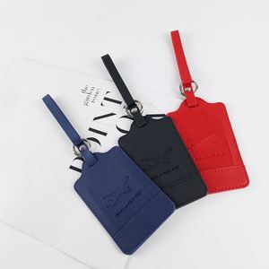 Portable Travel Accessories Name <b>ID</b> Address <b>Tag</b> Personalized Luggage <b>Tag</b> PU Leather Suitcase Luggage <b>Tag</b> - Product Image 6