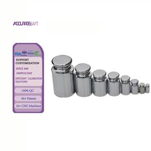 أوزان اختبار قياسية من الفولاذ المقاوم للصدأ OIML M1 مع قاع حلقة لمعايرة أرصدة المختبر - Product Image 2