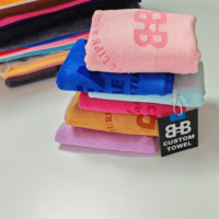 Professional High Quality Custom logo Towels Yoga Gym Fitness Club Use Sweat Absorbing Quick-drying Microfiber Sport Towel