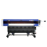 Imprimante numérique à solvant écologique New Hancolor 1,8 m avec tête d'impression i3200/xp600 pour vinyle, bâche, affiche, toile