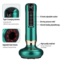 Appareil de massage corporel portable anti-cellulite, thérapie par ventouses électriques intelligentes, massage des méridiens Guasha