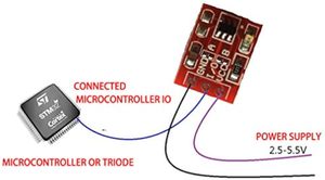 Aismartlink TTP223 mô-đun nút cảm ứng tự khóa nhích chuyển đổi điện dung chuyển đổi kênh đơn - Product Image 2