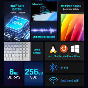 14,1 pulgadas 15,6 pulgadas Core i7 i5 I3 Win11 U-Buntu Linux Debian <span class=keywords><strong>Dos</strong></span> Shell Multiple Os Portatil ordenador portátil Pc con cubierta de cámara - Product Image 3