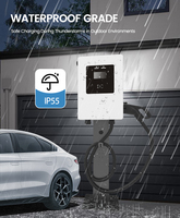 Borne de recharge pour véhicules électriques EVEGO à faible consommation d'énergie, multi-connecteurs, intérieur/extérieur, 20 kW, IP55, certifiée TUV CE, utilisation domestique, CCS2 GB/T