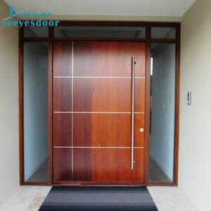 Portes <span class=keywords><strong>d</strong></span>'<span class=keywords><strong>entrée</strong></span> pivotantes <span class=keywords><strong>en</strong></span> <span class=keywords><strong>bois</strong></span> <span class=keywords><strong>massif</strong></span> de style moderne Seeyesdoor pour l'extérieur de la maison - Product Image 5