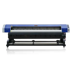 Wereldkleur Toonaangevende Fabriek 10 Voet 3.2M Eco Oplosmiddel Printer Groot Formaat Vinyl Sticker Pvc Met 1/2/4 Printkop Voor I3200/Xp600