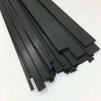 RC Model As Carbonvezel Versterkte Strip Drop Bar Platte Aero Roll Bar Unidirectioneel Pultruded Carbonvezel Platte CFRP Strip