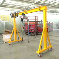 Prix du pont roulant mobile sans rail de type palan électrique 0,5 tonne 1 tonne 2 tonnes