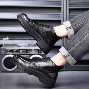 Botas Martin de invierno para hombre, color negro, forro polar grueso, cálidas y aislantes, para uso formal de negocios - Product Image 3