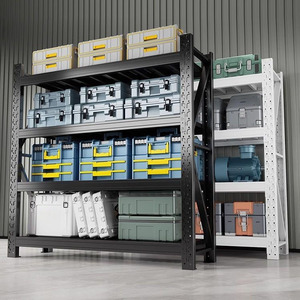 Supports de stockage industriels robustes et légers pour ateliers Nouveaux supports d'entrepôt en acier résistant à la corrosion Étagères empilables - Product Image 4