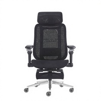 Chaise de bureau ergonomique avec massage lombaire électrique, alimentée par batterie, certifiée CE/KC, chaise de bureau réglable haut de gamme pour B2B