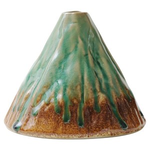 Vase conique en céramique 8-16 pouces, glaçure craquelée, style Wabi Sabi, décoration de table - Product Image 5