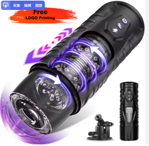 เครื่องช่วยสำเร็จความใคร่ชายแบบพกพา 7 ระดับความถี่ พร้อมระบบดูดและหมุนอัตโนมัติ - Product Image 2