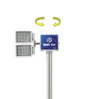 2.5 mètres de hauteur câble intérieur mât télescopique lumière véhicule toit monté lampes de travail tour pour camion de lutte contre l'incendie CHL252200