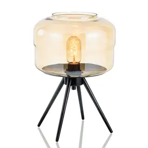מודרני עיצוב הבית מנורת שינה ייחודי זכוכית דקור Tafellamp נורדי עתידני עיצוב מנורות בית תפאורה מודרני