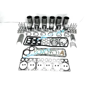 FOR CUMMINS EXCAVATOR DIESEL ENGINE NEW ISF3.8 OVERHAUL KIT WITH PISTON RINGS BEARINGS PISTON RINGS FULL GASKET SET VALVE LINER