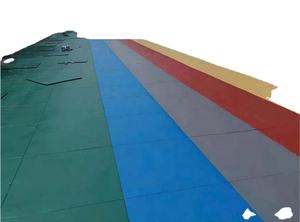 Baldosas de goma para gimnasio con enclavamiento Supersafe absorbentes de ruido resistentes y duraderas - Product Image 4