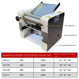Small Commercial Electric Dough <b>Kneading</b> <b>Machine</b> New Pizza Dough Press Sheeter Food Processing Machinery for Bakery Use - Product Image 2