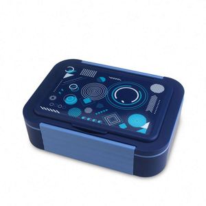 Lonchera Infantil Premium Tiffin de 1180 ml, Lonchera Cuadrada con Diseño de Dibujos Animados, Lonchera Térmica para Comida Caliente para Niños - Product Image 2