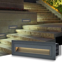 Lumière d'escalier LED encastrée pour extérieur et intérieur, étanche IP65, pour villa, parc, hôtel, escalier latéral, lumière murale LED pour escalier sportif