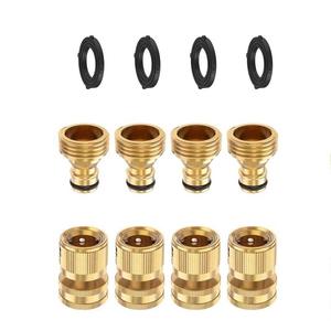 Conectores de accesorios de tubería de manguera de jardín de latón personalizados conector rápido - Product Image 2