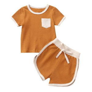 New fashion trend abbigliamento sportivo per bambini set di vestiti t-shirt pantaloncini lovely boy girl baby suit 0-4 <span class=keywords><strong>anni</strong></span> vestiti estivi - Product Image 3