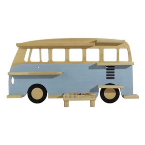 <b>Wall</b> Mounted Wooden Bus Shelves For Figurines And Blind Boxes Living Room <b>Display</b> Rack Multi Tier Storage Organizer - Product Image 1