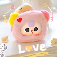 Boîte Mystère Officielle Série Baby Three Storage Pouches - Ensemble Scellé de 8 Boîtes Originales, Étui pour Écouteurs en Vinyle Kawaii en Peluche Vente en Gros