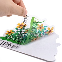 Autocollant statique en verre dépoli personnalisé de haute qualité autocollant de fenêtre Double face simple sans colle