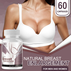 Fórmula Natural para el Aumento de Senos, 60 Cápsulas, Suplemento Dietético, Aumenta la Plenitud y el Tamaño, Seguro y 100% Natural - Product Image 1