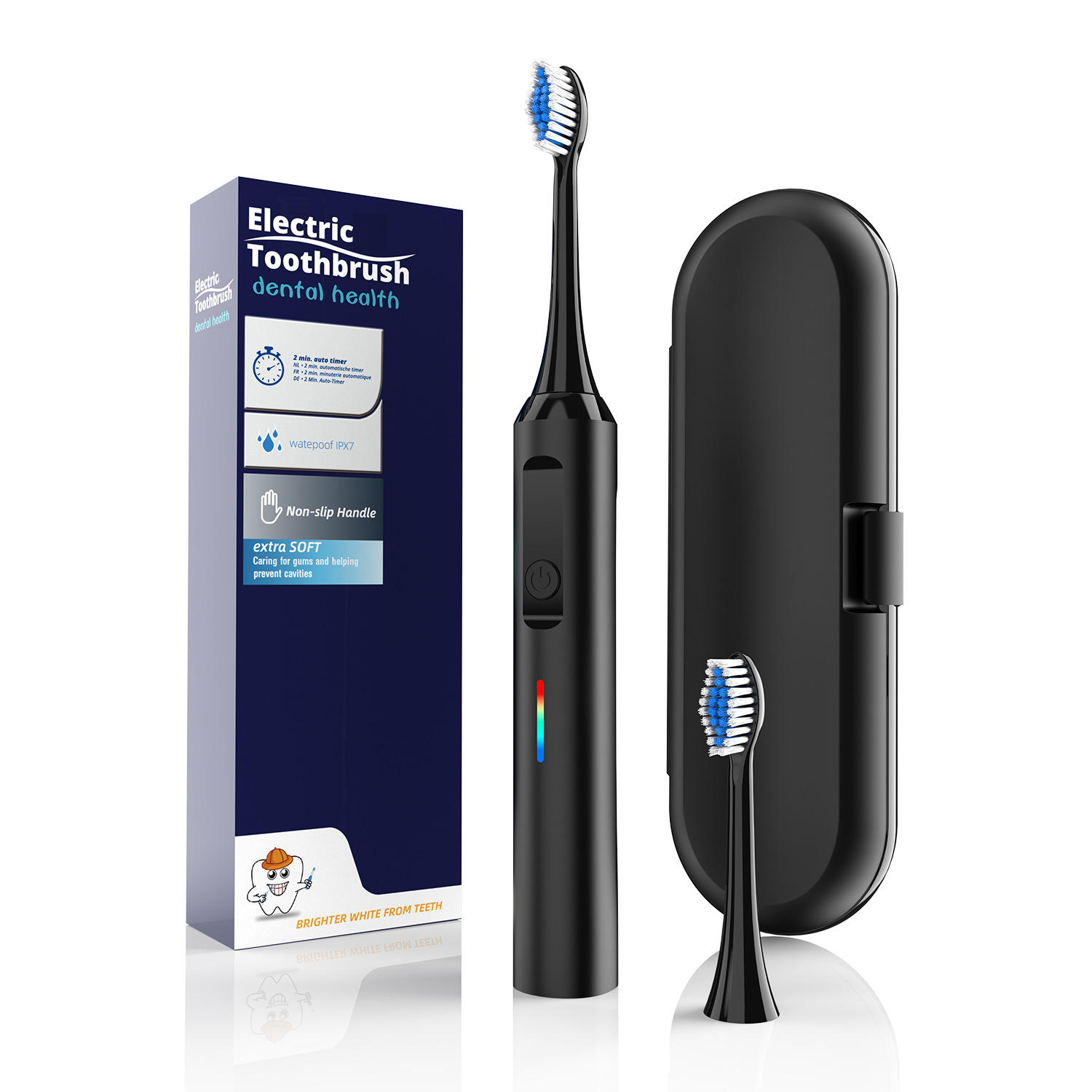 Cepillo de dientes eléctrico sónico 3957B - Negro