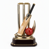 Trophée de cricket personnalisé, Coupe de champion en métal, Récompense de champion