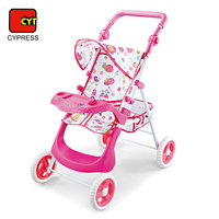 Vente directe en usine, poussette de poupée en métal avec Table à manger, accessoires de poupée, jouets pour filles