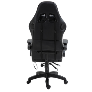 <span class=keywords><strong>Chaise</strong></span> de jeu avec haut-parleurs Bluetooth et lumières LED RVB <span class=keywords><strong>Chaise</strong></span> d'ordinateur de jeu ergonomique à massage avec repose-pieds et soutien lombaire - Product Image 6