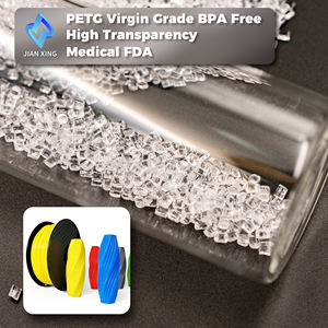 פוליאסטר חומר גלם פלסטיק חלקיקי פטה, חלקיקי לחיות שקופה מקורית, נימה 3d extruded, מוזרק - Product Image 3