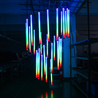 Diffuseur noir Festival DMX 360 RGB RGBW, tube lumineux LED 3D Artnet Pixel