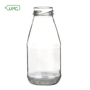 250 мл прозрачная пустая многоразовая бутылка для молока и напитков