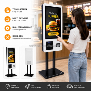 Kiosco de Autoservicio de 27'' para Pedidos, Terminal de Pago Todo en Uno para Supermercados sin Personal, con Reconocimiento Facial Táctil y Pantalla LCD - Product Image 3