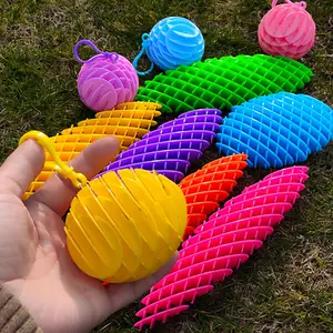 New Small Size 3D Printing New and Unique Toy Large space worm sensory toys fidget toys fidget worm