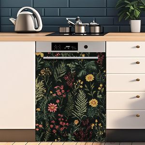 Housse magnétique réutilisable pour réfrigérateur en nacre motif Arbre de Vie, décor de cuisine et maison, personnalisable - Product Image 4
