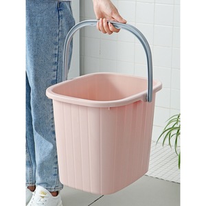 Cubo de agua rectangular grande y grueso, adecuado para uso doméstico, lavandería, fregado, dormitorios estudiantiles y baños de pies. - Product Image 2
