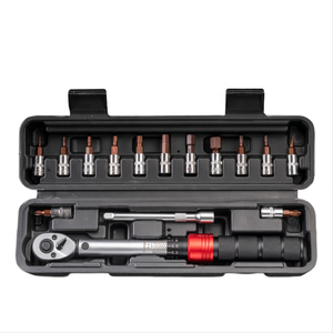 Jeu de clés dynamométriques 15 pièces, entraînement 1/4 pouce, couple réglable 2-24 Nm, cliquet haute précision 72 dents, kit d'outils pour vélo - Product Image 2