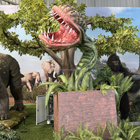 Fleur-mort-vivante mécanique animatronique grandeur nature personnalisée pour maison hantée et exposition d'Halloween