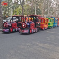 Train touristique sans rails Dotto, train à vapeur, train à batterie personnalisé pour sites touristiques et parcs à thème