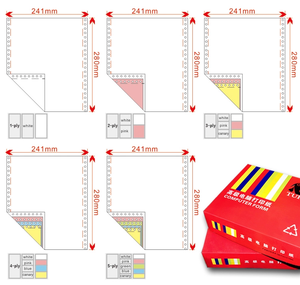 1ply 2ply 3ply 4ply 5ply 241mm ancho copia sin carbón forma de computadora de papel de impresión para impresora de matriz de punto - Product Image 2