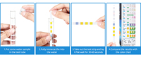Seaoura SR-901 Strip Tes Air Akuarium Profesional 9 in 1 Warna Tidak Berluntur Perlengkapan Tes Akuarium 65/135 Buah