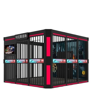 Thiết kế mới 9D VR nhiều trò chơi thiết bị để bán đi bộ tự do VR 4 người chơi trực tuyến chiến đấu bắn súng Arcade trò chơi máy - Product Image 1