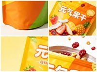 Herbruikbare staande zipzak, vochtbestendig, verpakking voor gedroogd fruit, gravureprint, PET/PE materiaal voor gedroogde mango en rozijnen