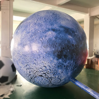 Événement Décoration LED Lune Terre Mars Gonflable Décor Boule Géant Saturne Ballon Promotionnel Fête Fournitures