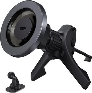 360 graus de rotação Ajustável Fixação Triangular Pé e Metal Gancho Air Vent Grip Car Phone Holder suporte magnético do telefone móvel - Product Image 2
